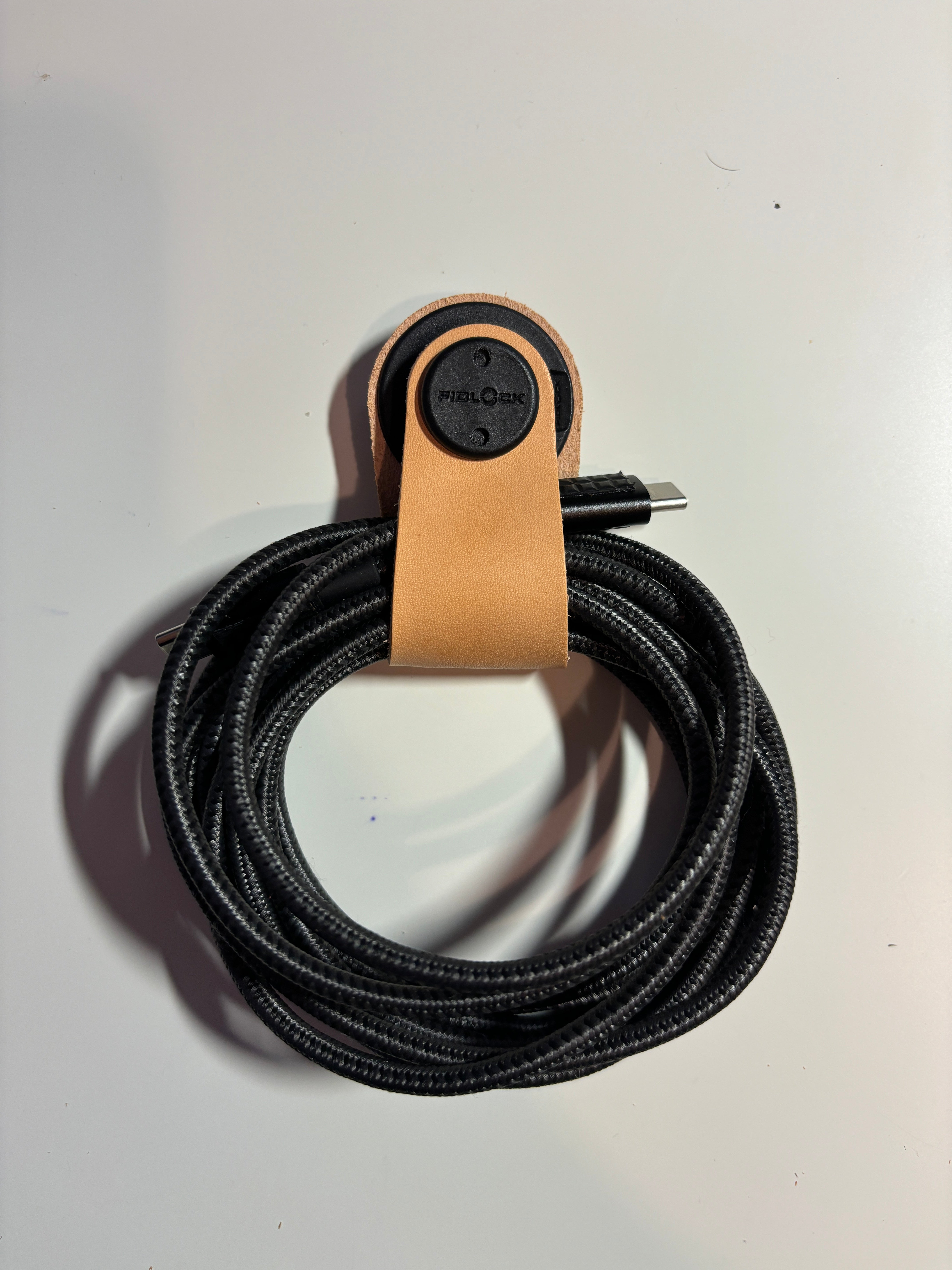 Leather/Fidlock cord wrap